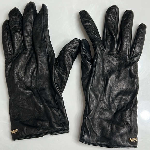 Coach Horse and Carriage Leather Tech Gloves - Picture 8 of 9